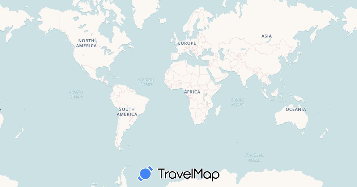 TravelMap itinerary: driving, boat in British Virgin Islands (North America)
